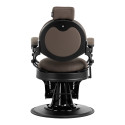 Buttonless barber chair GABBIANO Niccolò, brown
