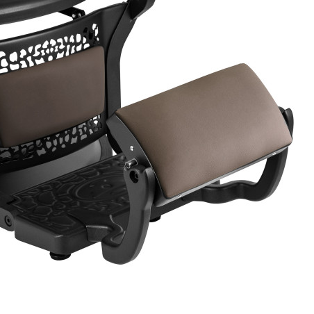 Fauteuil de barbier sans boutons GABBIANO Niccolò marron