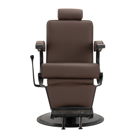 GABBIANO brązowy fotel barberski Continental