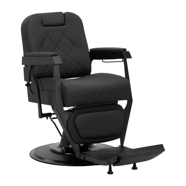 Barberstol GABBIANO Bruno med sort stel, sort