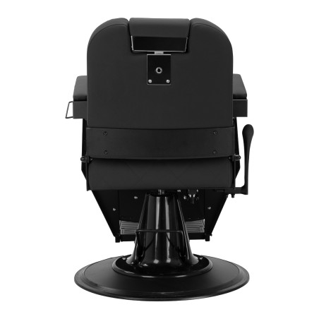 Fauteuil de barbier GABBIANO Bruno avec structure noire, noir