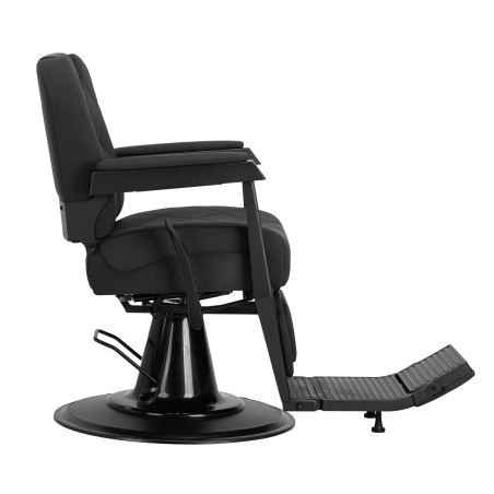 Kappersstoel GABBIANO Bruno met zwart frame Zwart