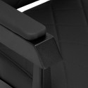 Fauteuil de barbier GABBIANO Bruno avec structure noire, noir