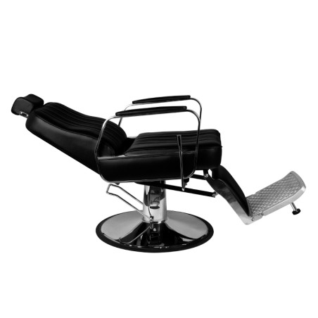 Silla de barbero Patrizio negra GABBIANO