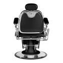 GABBIANO fauteuil de barbier Francesco chromé noir