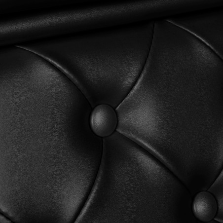GABBIANO fauteuil de barbier Francesco chromé noir