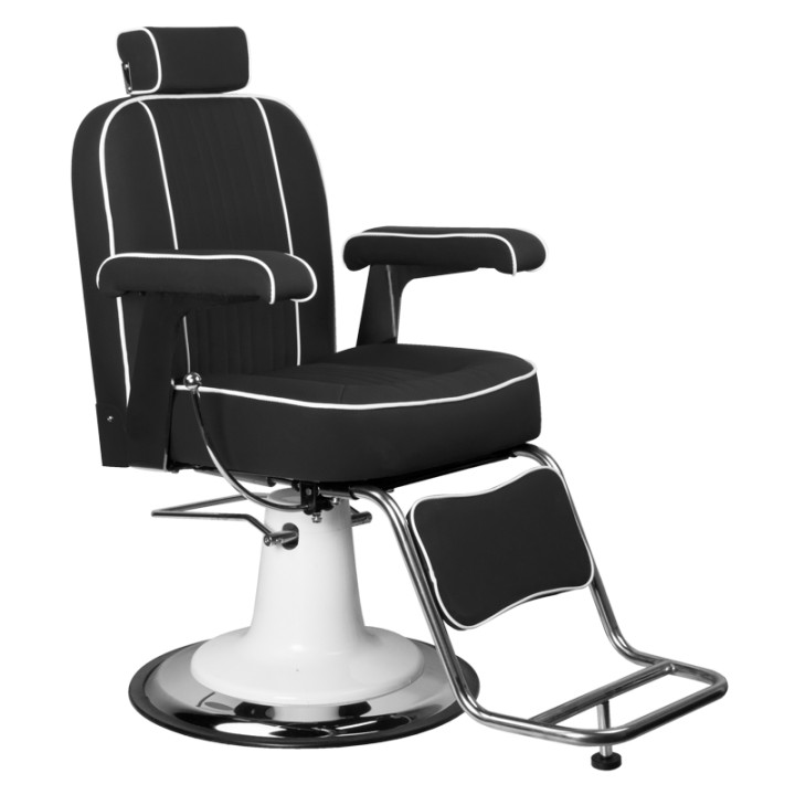 GABBIANO silla de barbero Amadeo negra
