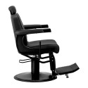 GABBIANO chaise de barbier Visionerio noire, structure noire