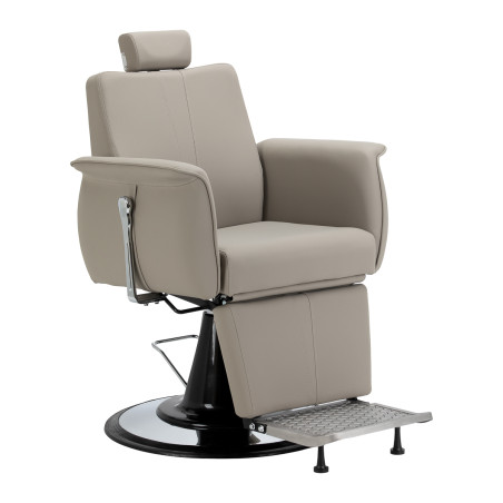 GABBIANO Fauteuil de barbier Athena gris