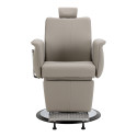 GABBIANO Fauteuil de barbier Athena gris