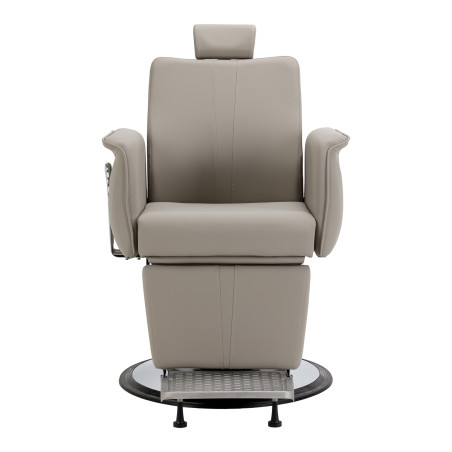 GABBIANO Fauteuil de barbier Athena gris