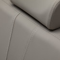 GABBIANO Fauteuil de barbier Athena gris