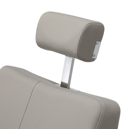 GABBIANO Fauteuil de barbier Athena gris