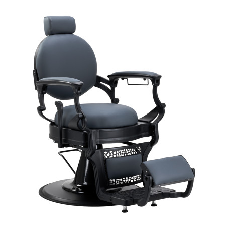GABBIANO fauteuil de barbier Niccolò graphite sans boutons