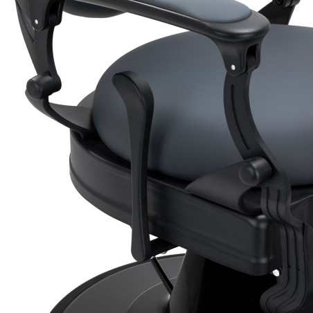 GABBIANO fauteuil de barbier Niccolò graphite sans boutons