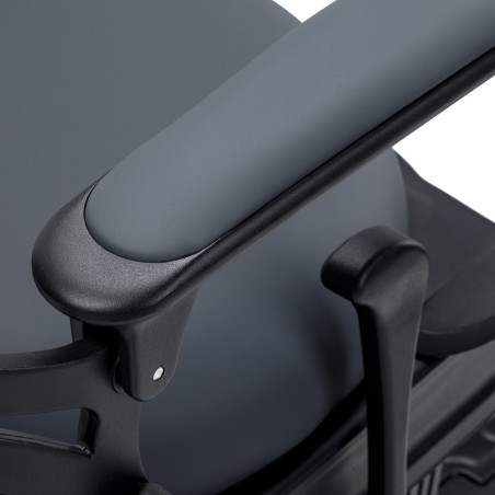 GABBIANO fauteuil de barbier Niccolò graphite sans boutons