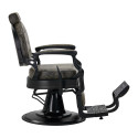 Fauteuil de barbier GABBIANO President Old Leather Verde