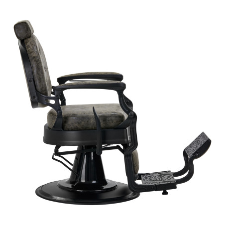 GABBIANO President Old Leather Green Barber Chair