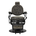 Fauteuil de barbier GABBIANO President Old Leather Verde