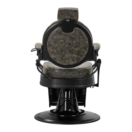 Fauteuil de barbier GABBIANO President Old Leather Verde
