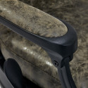 Fauteuil de barbier GABBIANO President Old Leather Verde