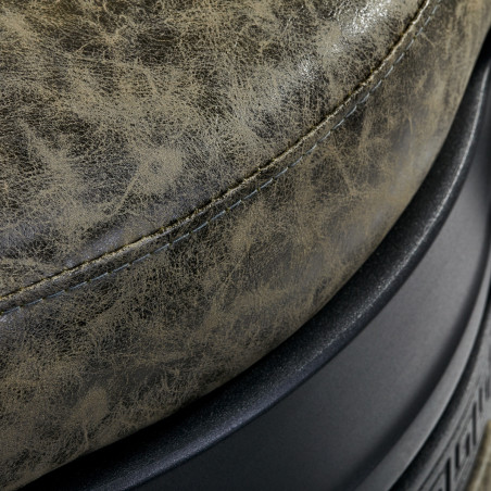 Barberstol GABBIANO President Old Leather Verde