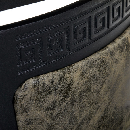 Barberstol GABBIANO President Old Leather Verde