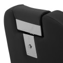 Barberstuhl GABBIANO Bruno mit Gestell in Graphit, Schwarz