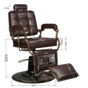 Barberstuhl GABBIANO Boss braun