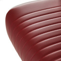 GABBIANO Visionerio+ barber chair, red, chrome-finish frame