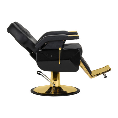 HAIR SYSTEM New York barberstol sort/guld