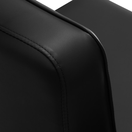 Fauteuil de barbier Continental nero GABBIANO