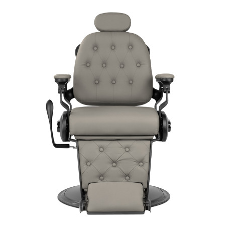 GABBIANO Francesco gray barber chair with black base