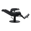 Professional barber chair with massage function GABBIANO Continental black