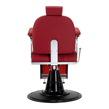 GABBIANO Fauteuil de barbier Elias rouge