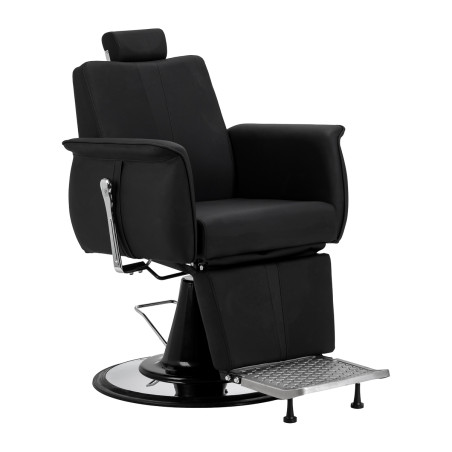 GABBIANO Sillón de barbero Athena negro