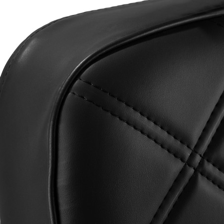 GABBIANO chaise de barbier Leonardo noir et or