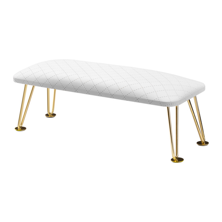 Soporte de manicura MOMO 6-M oro blanco con picas
