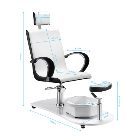 Pedicurestoel met massager 308