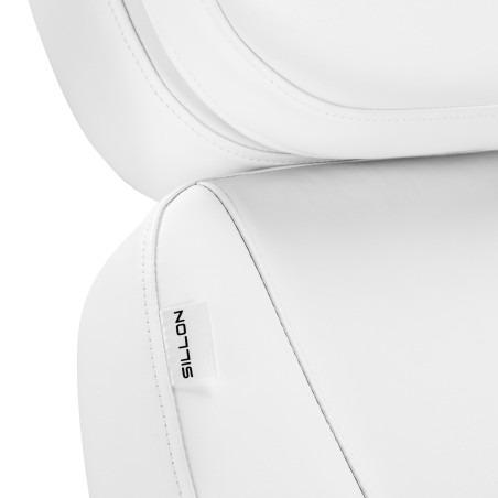 Elektrisk skönhetsstol SILLON Luxury med 3 motorer, vit