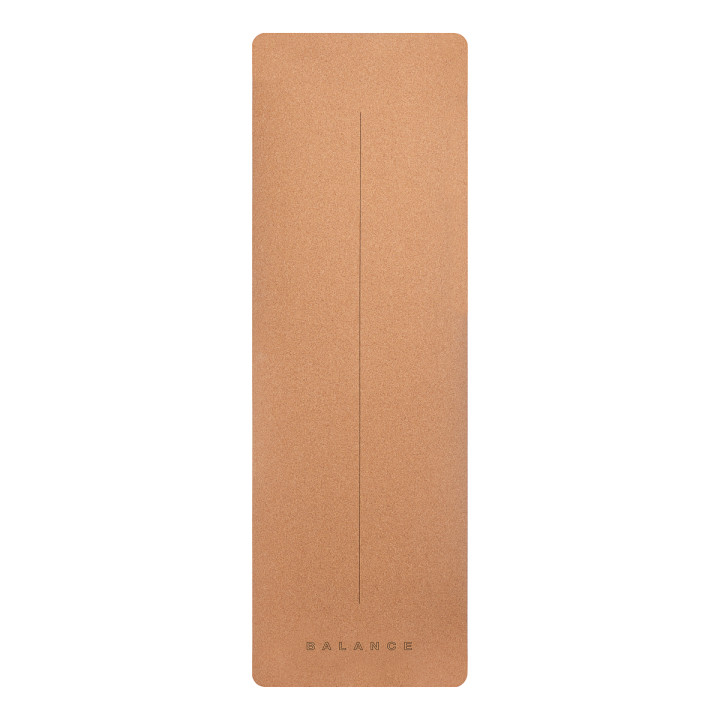 Cork rubber yoga mat Balance