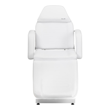 Hydraulic salon chair SILLON 210 with white rocking base