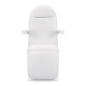 Elektrisk kosmetikstol SILLON ECLIPSE med 4 motorer, vit