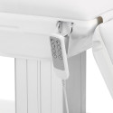 Elektrisk kosmetikstol SILLON ECLIPSE med 4 motorer, vit