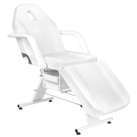 Poltrona cosmetica Basic 202 con vassoi bianco