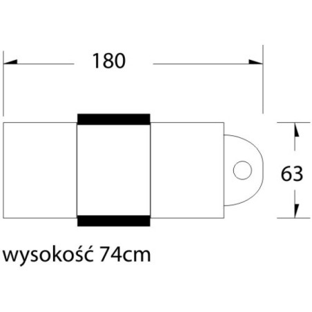 Kosmetisk behandlingsstol Basic 202 med svarta brickor