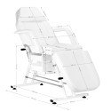 Kosmetikstol SILLON med vit bricka