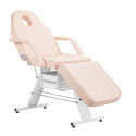 Cadeira de estética Basic 202 com tabuleiros cor-de-rosa