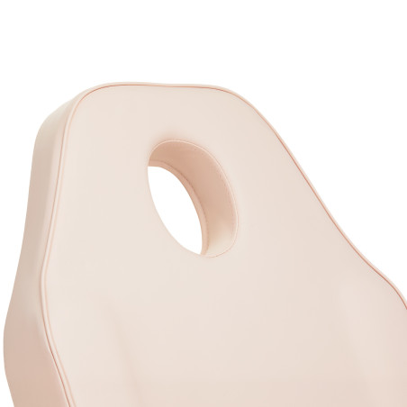 Cadeira de estética Basic 202 com tabuleiros cor-de-rosa