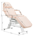 Poltrona cosmetica Basic 202 con vassoi rosa